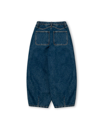 [AG.W] Tin Denim Balloon Pants - Blue Denim