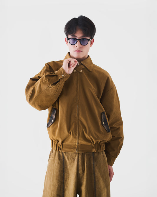 Archaic Double Woolen Jacket（Brown）