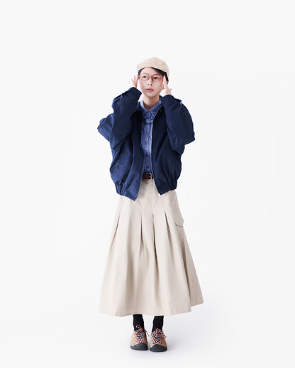 Archaic Double Woolen Jacket（Navy）