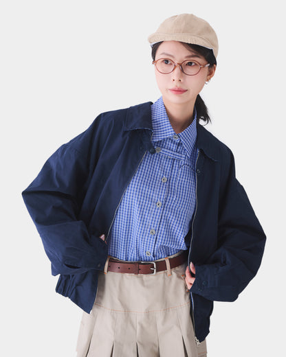 Archaic Double Woolen Jacket（Navy）