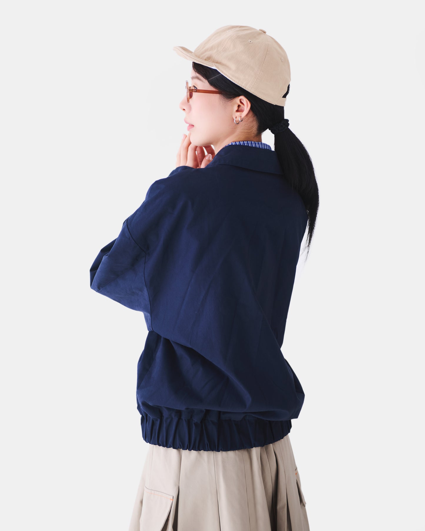 Archaic Double Woolen Jacket（Navy）