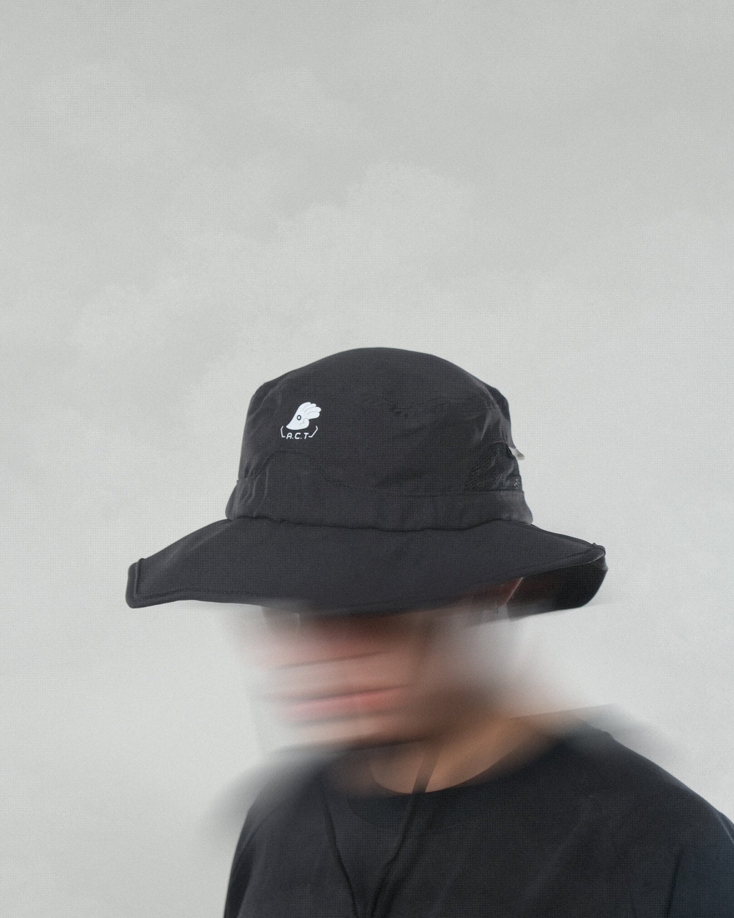 S24 / AH-05 A.C.T Octagon Bucket Hat (Black)