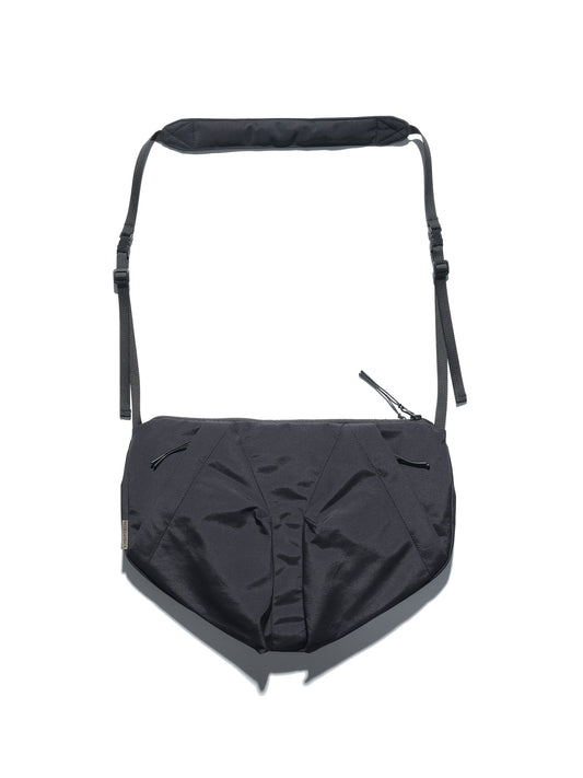 A24/ CS-01-B Futuristic Crossbody Bag (Black)