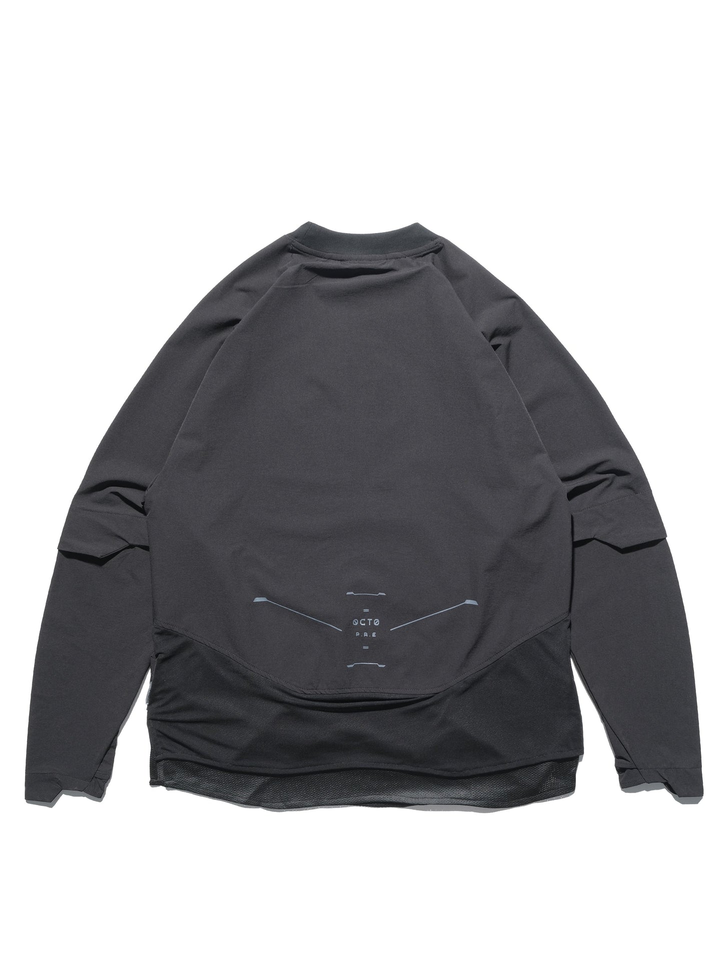 P.R.E /S24-PS-T1 Hierarchical Tornado Long Sleeves T-shirt (Black)