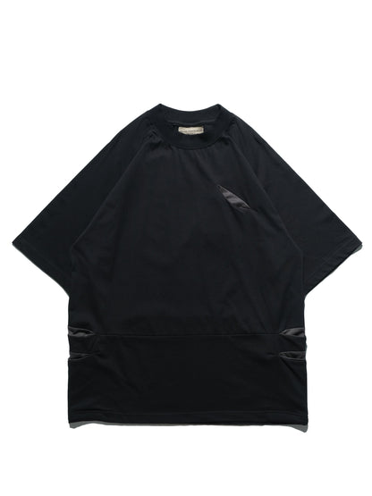 S24 / C-03-T1 Crescent Oversized T-shirt (Black)