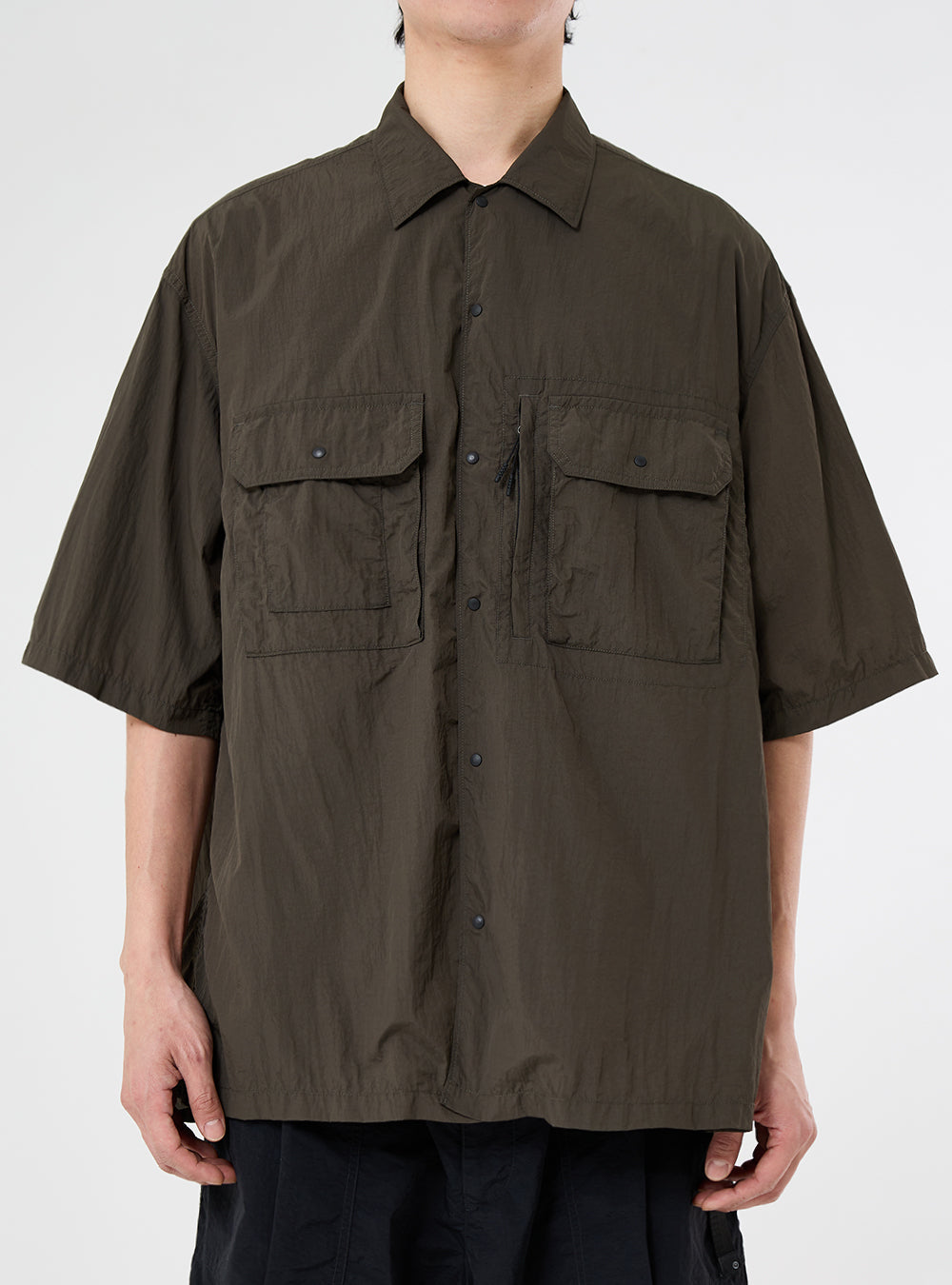 HIKER HALF SHIRT / OLIVE BROWN