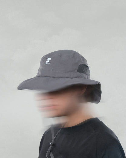 S24 / AH-05 A.C.T Octagon Bucket Hat (Dark Grey)