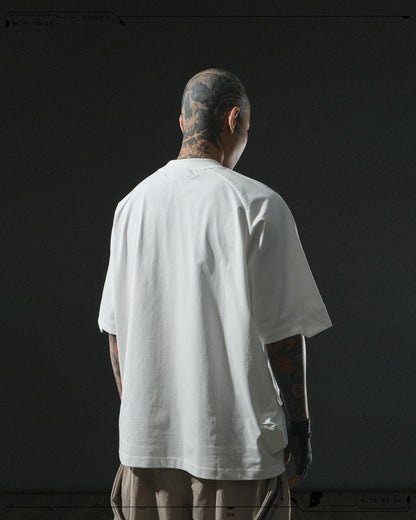 S24 / 12 — T-04 Trapezoid Sukkiri T-shirt (White)