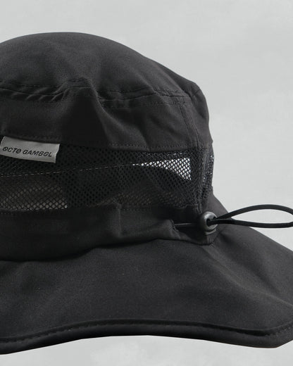 S24 / AH-05 A.C.T Octagon Bucket Hat (Black)