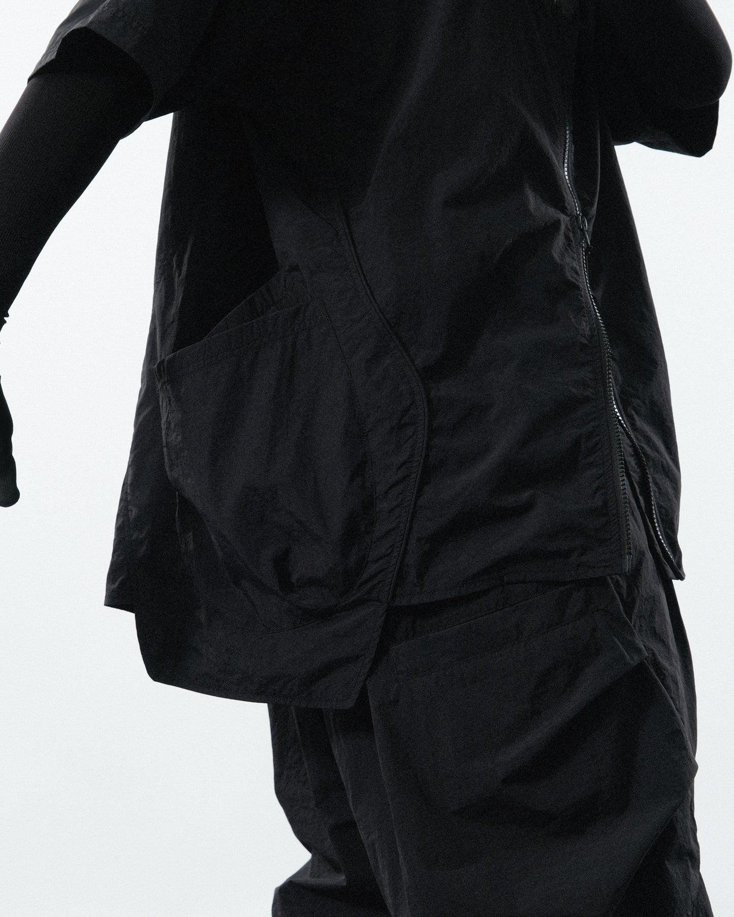 S24 / C-01ST TYPE OF SCALE Zip Shirt (Black)