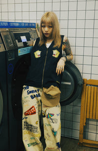 Footloose Tycoon 【人間地獄】Monster Embroidery Vest