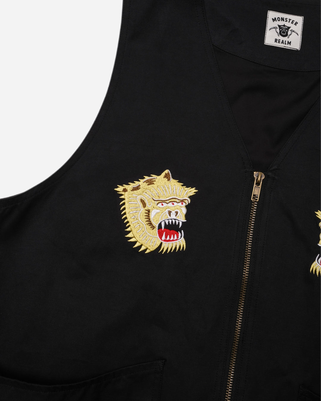 Footloose Tycoon 【人間地獄】Monster Embroidery Vest