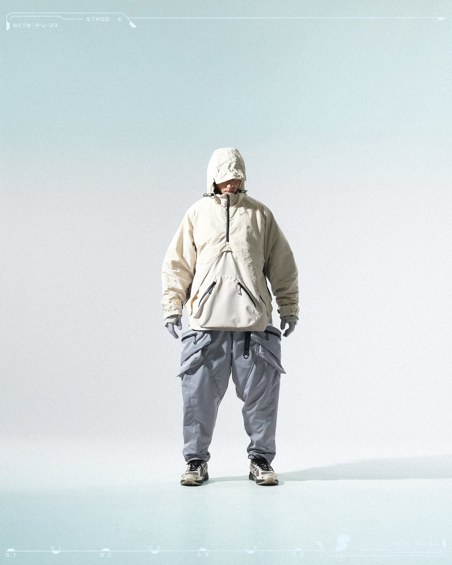 AW23 / 11 —J23-029 Ripple Tornado Pullover (Ivory White)