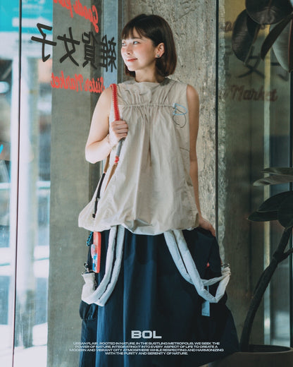 BOL Sleeveless Utility Skirt