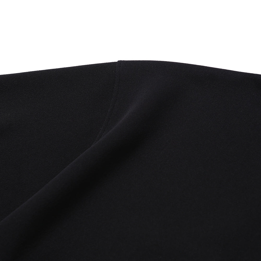 [SS24]WIDE POLO H/S SHIRT / BLACK