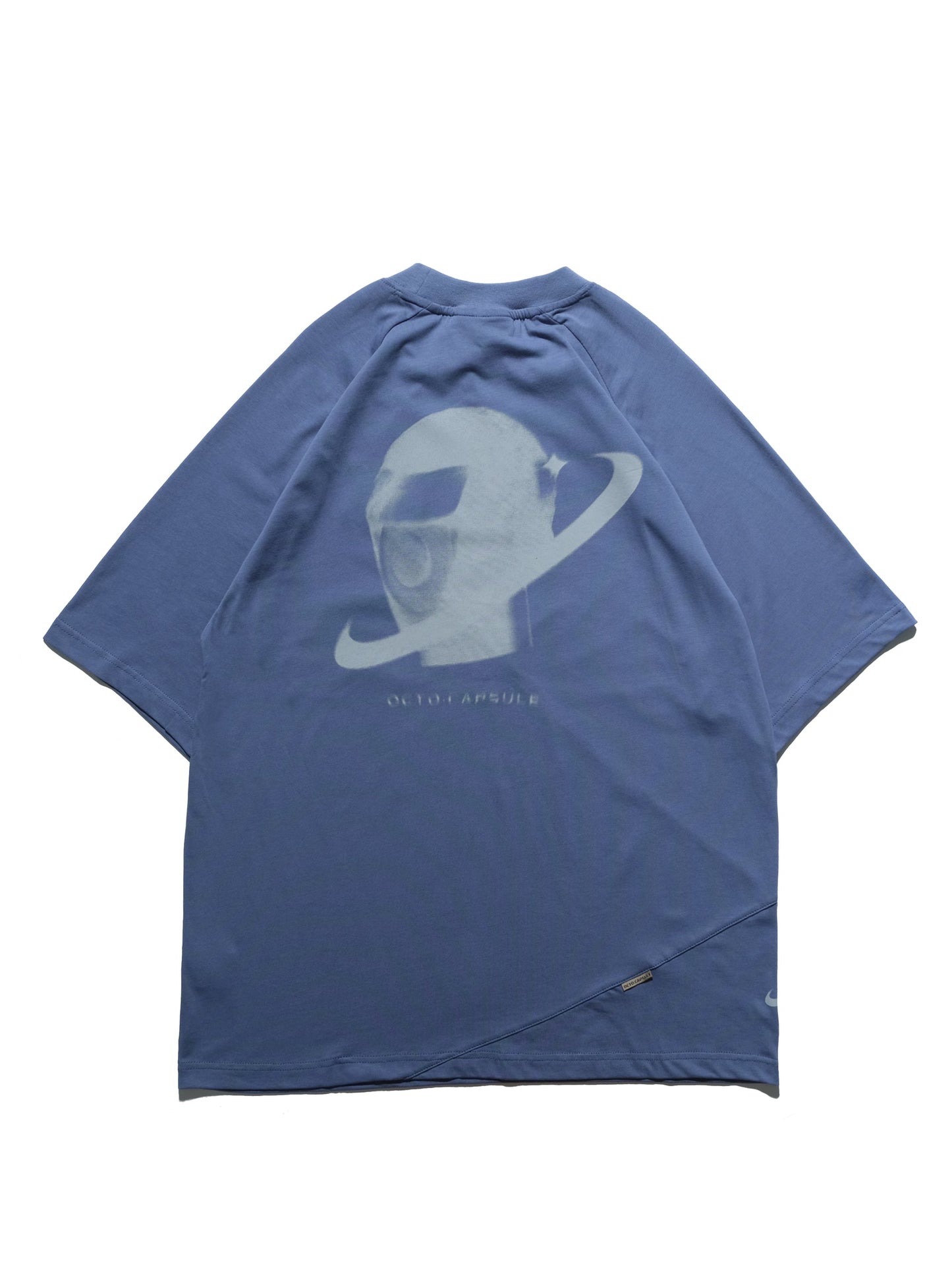 S24 / C-03-T2 Crescent Graphic T-shirt (Stone Blue)