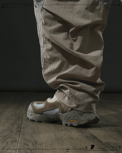 S24 / 13 — P -02 Tornado Arc Wide Pants (Smoke Grey)