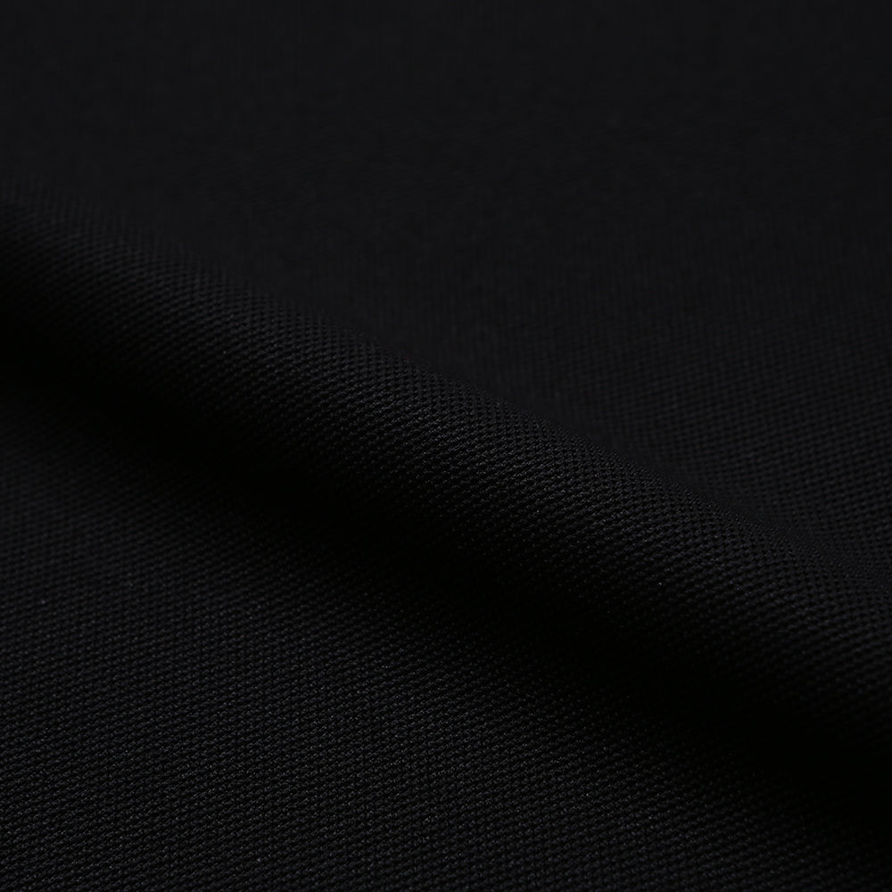 [SS24]WIDE POLO H/S SHIRT / BLACK