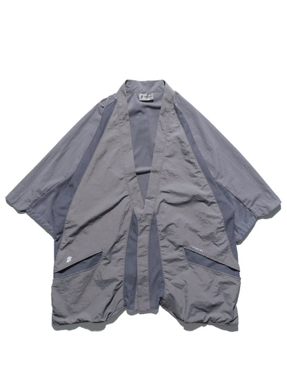 S24 / 08 — O-02 Double Splicing Tornado Kimono (Steel Grey)