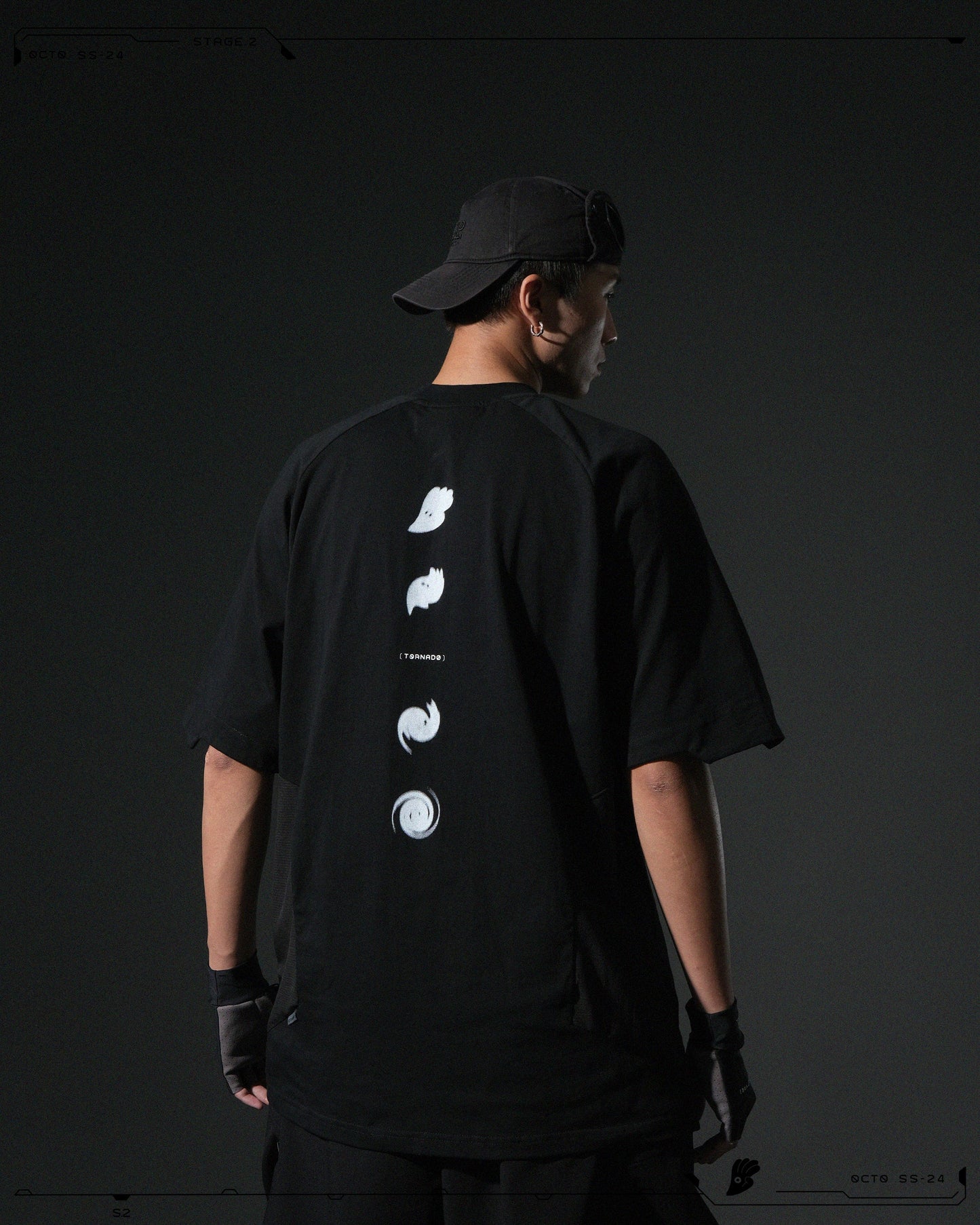 S24 / 11 — T-03 Tornado Graphic T-shirt (Black)