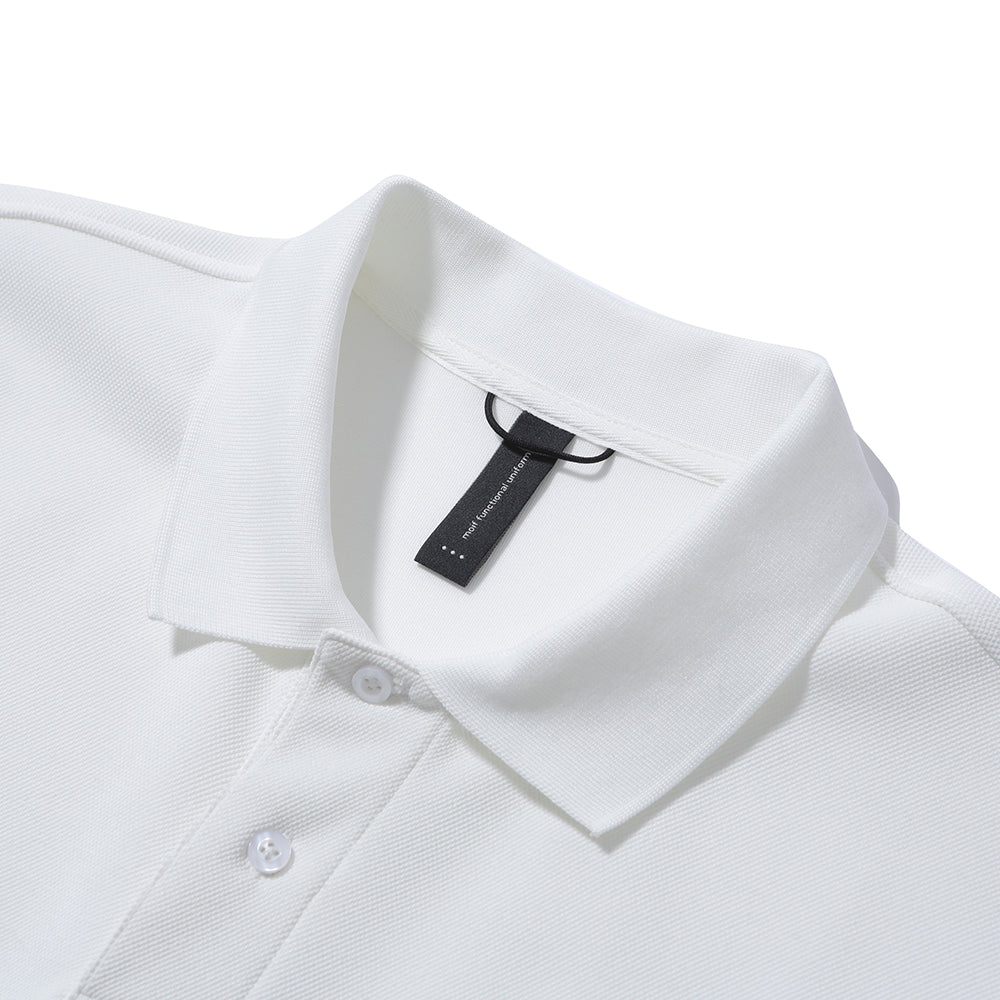 [SS24]WIDE POLO H/S SHIRT / OFF WHITE