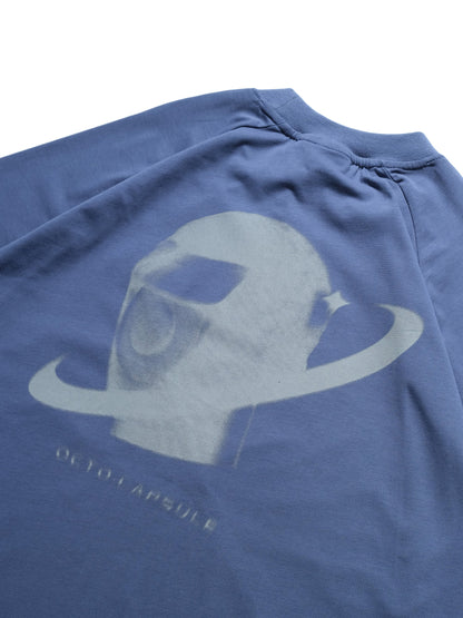 S24 / C-03-T2 Crescent Graphic T-shirt (Stone Blue)