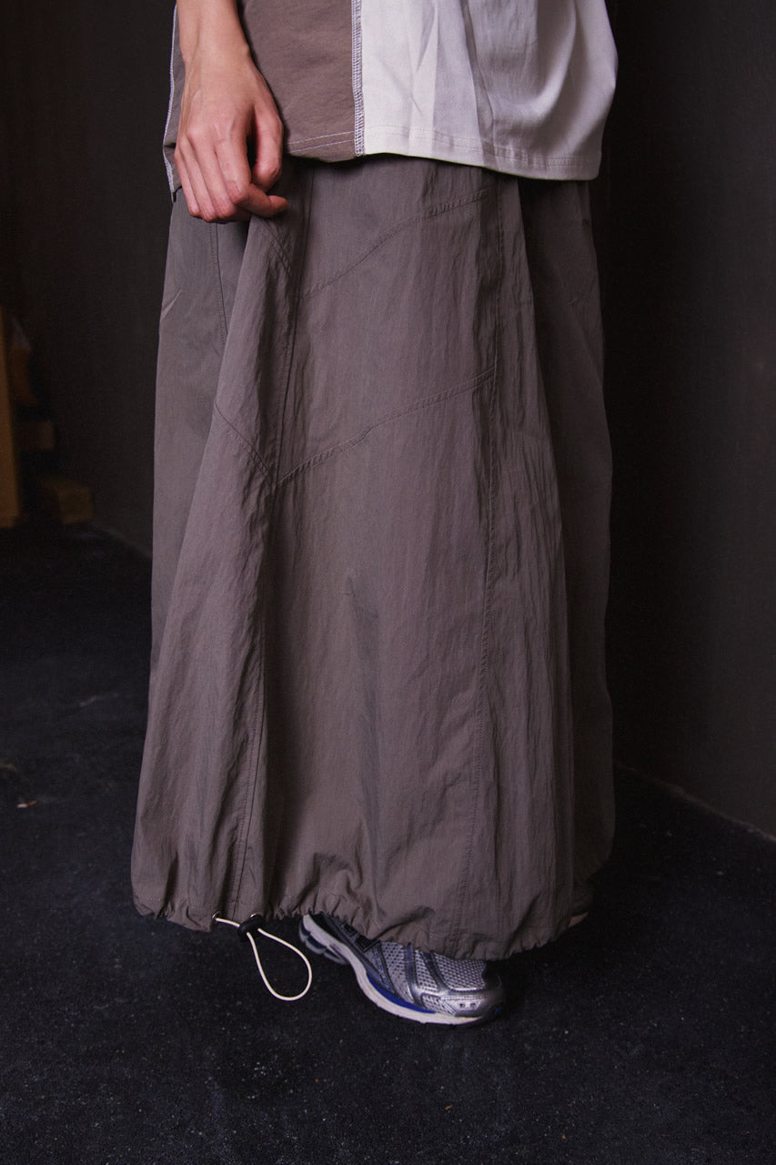 Tiered Cargo Maxi Skirt