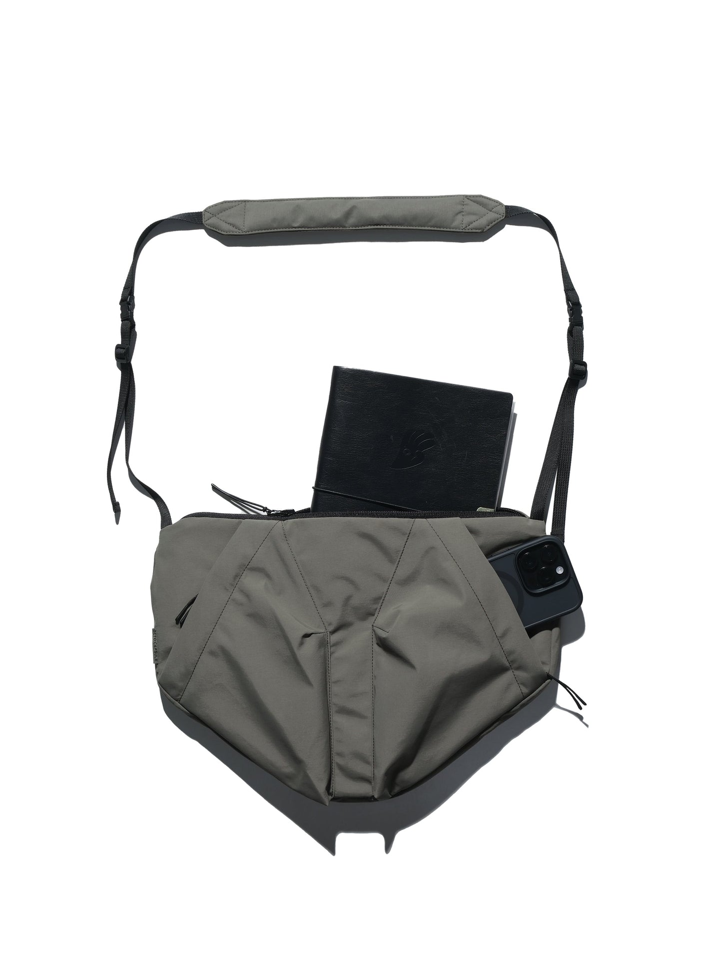 A24/ CS-01-B Futuristic Crossbody Bag (Seal Green)