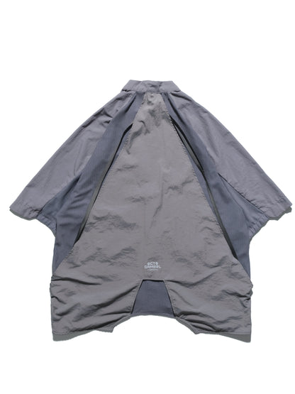 S24 / 08 — O-02 Double Splicing Tornado Kimono (Steel Grey)