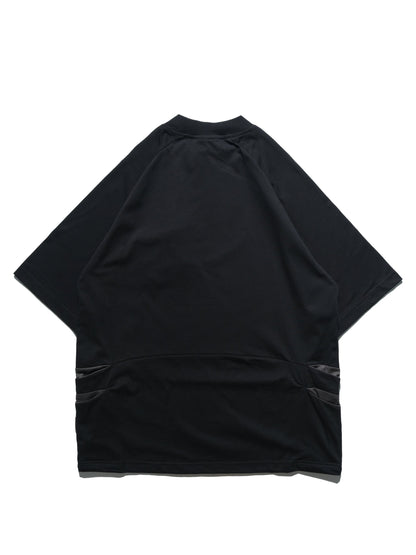 S24 / C-03-T1 Crescent Oversized T-shirt (Black)