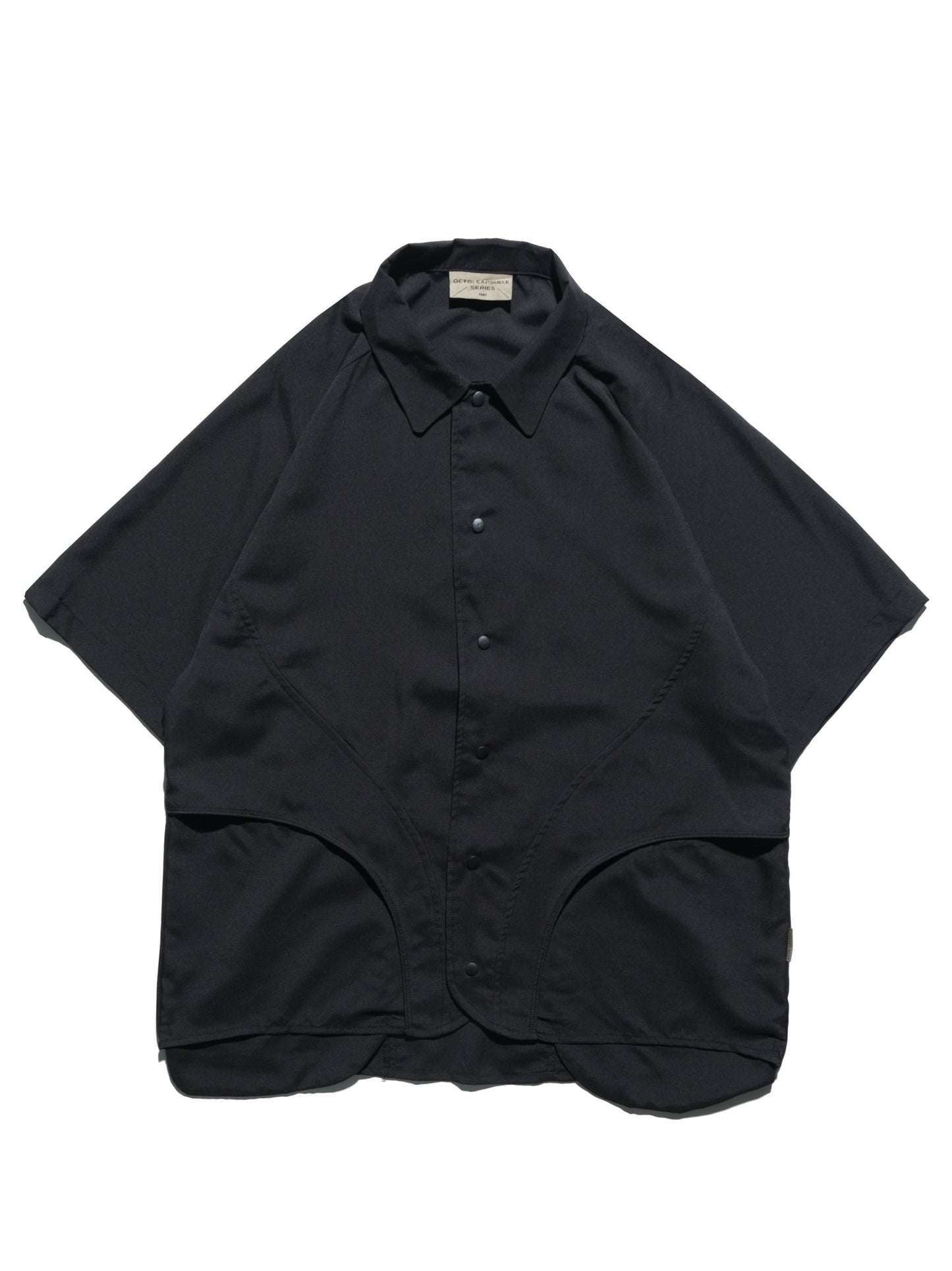 S24 / C-02-ST ROAM Curved Bowling Shirt (Black)