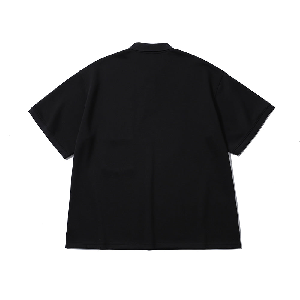 [SS24]WIDE POLO H/S SHIRT / BLACK