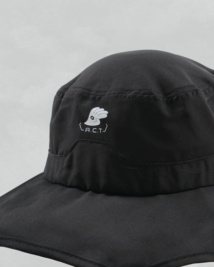 S24 / AH-05 A.C.T Octagon Bucket Hat (Black)