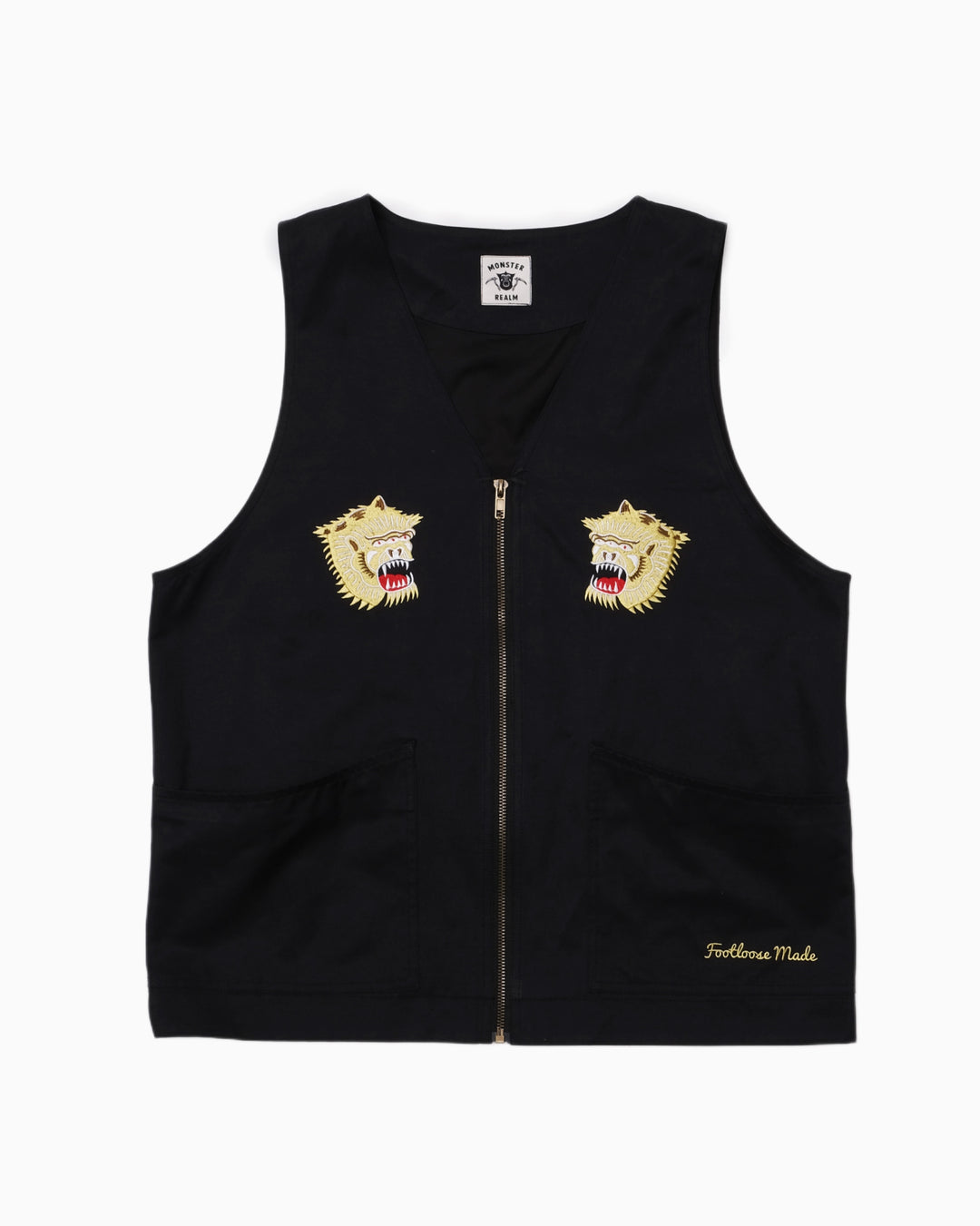 Footloose Tycoon 【人間地獄】Monster Embroidery Vest