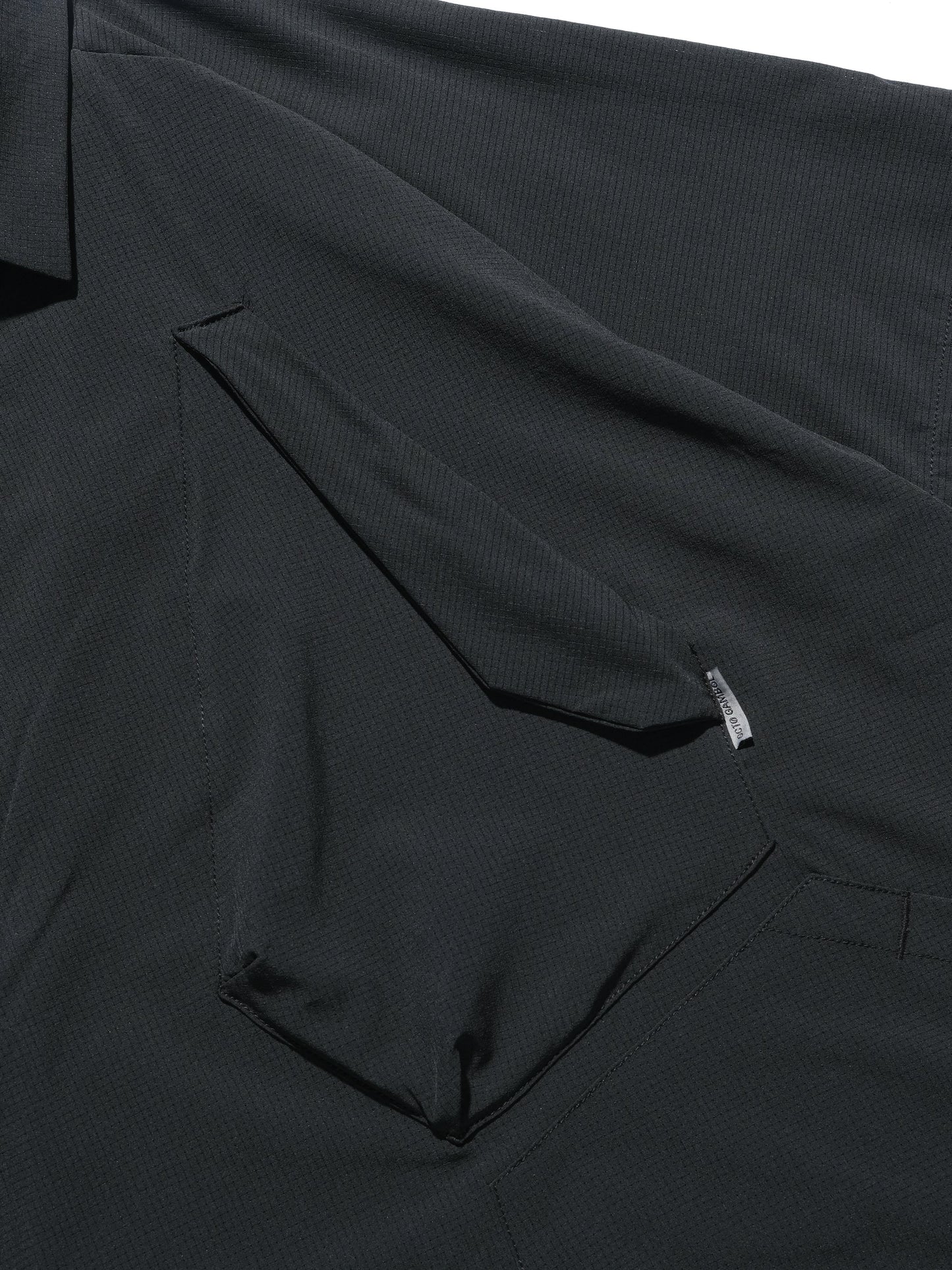 S24 / 14 — ST-03 Diagonal Sukkiri Shirt (Black)