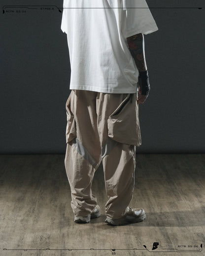 S24 / 13 — P -02 Tornado Arc Wide Pants (Smoke Grey)