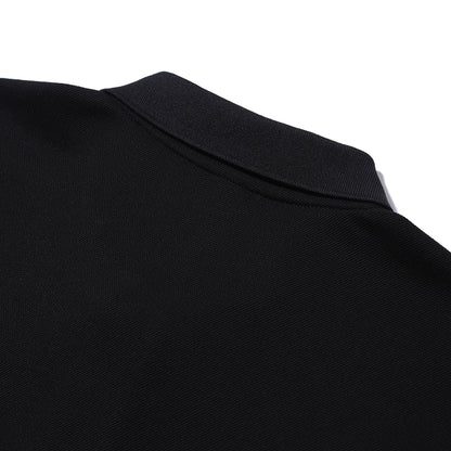 [SS24]WIDE POLO H/S SHIRT / BLACK