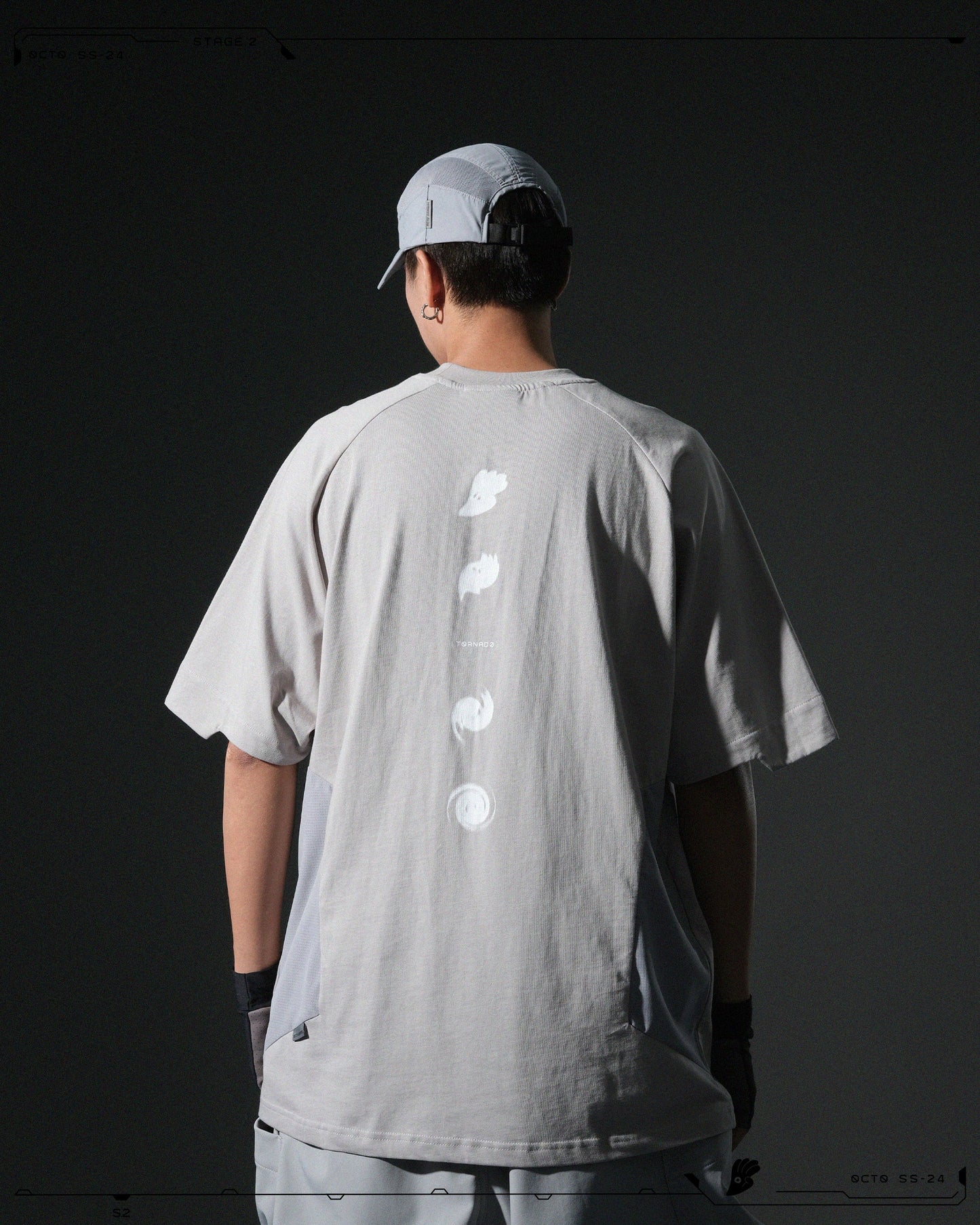 S24 / 11 — T-03 Tornado Graphic T-shirt (Light Grey)