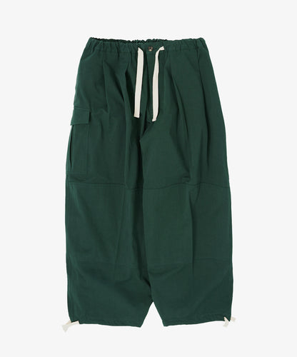 cargo circular pants green