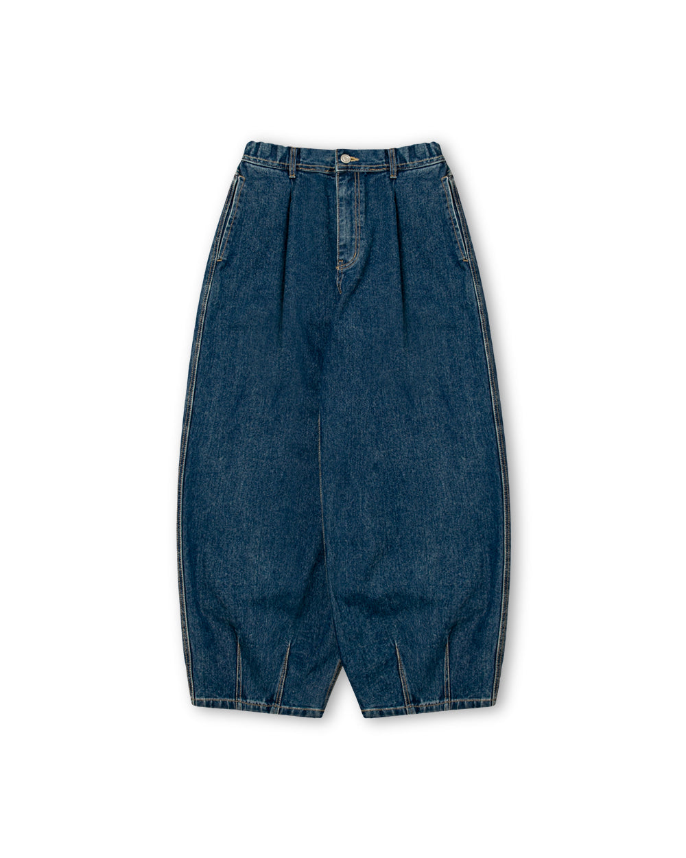 [AG.W] Tin Denim Balloon Pants - Blue Denim