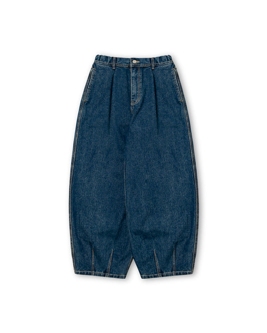 [AG.W] Tin Denim Balloon Pants - Blue Denim