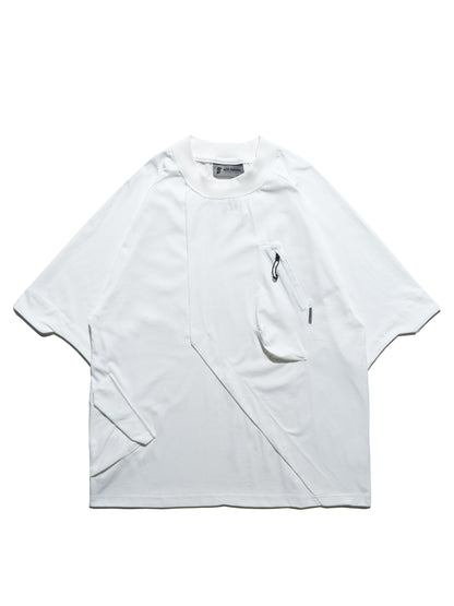 S24 / 12 — T-04 Trapezoid Sukkiri T-shirt (White)