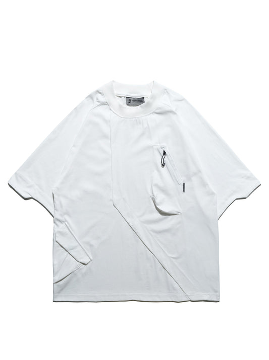 S24 / 12 — T-04 Trapezoid Sukkiri T-shirt (White)